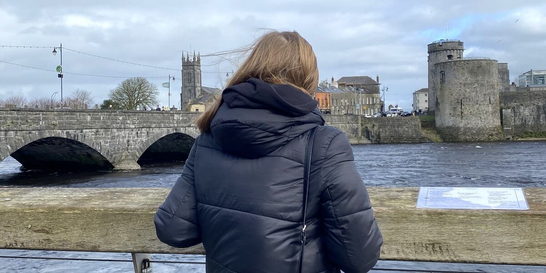 Ylva im Schüleraustausch in Irland: Blick auf Dublin Ylva im Schüleraustausch in Irland: Blick auf Dublin