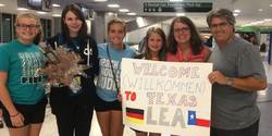 Schüleraustausch USA: Begrüßung der Gastschülerin